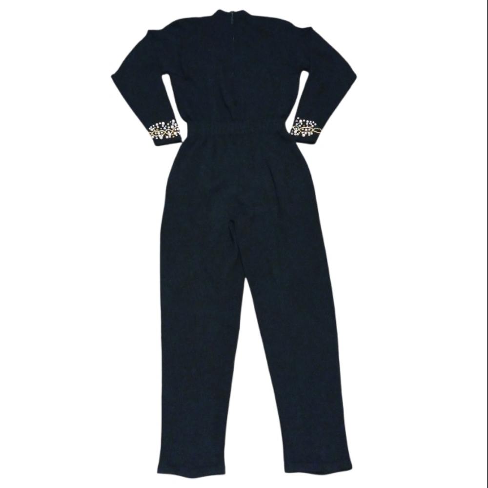 VTG Antonella Preve Embellished Sweater Jumpsuit - Picture 3 of 14
